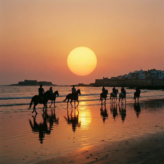 Balade à Cheval au Couchant